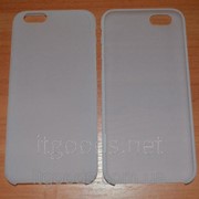 Чехол прорезиненный пластиковый для Apple iPhone 6 4.7“ (белый, матовый цвет) 2706 фото