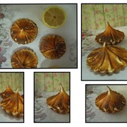 Лимонная тарта с меренгой фотография