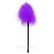 Фиолетовая пуховка Feather - 27 см. фото