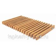 Рулонная деревянная решетка 014W1/400 дуб (погонный метр) фото