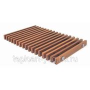 Рулонная деревянная решетка 014W4/400 махагони (погонный метр) фото