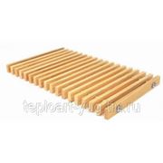 Рулонная деревянная решетка 014W2/400 ясень (погонный метр) фото