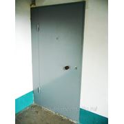 Двери металлические входные с дополнительной секцией. фото