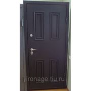 Дверь Филенчатая “черный шелк“ фото
