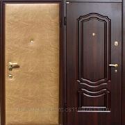 Стальная дверь винилискожа + ПВХ-6 фотография