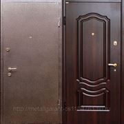 Стальная дверь порошковая окраска + ПВХ-6