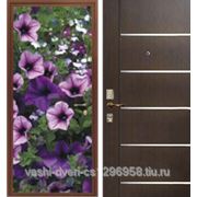 Металлическая дверь "Цветы"
