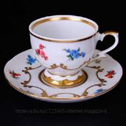 Набор для кофе мокко "Венеция Блюмен"(чашка100мл.+блюдце) Bavarian Porcelain
