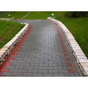 Тротуарная плитка брусчатка “Кирпич“ фотография