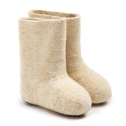 Валенки детские, цвет белый, размер 28 фото