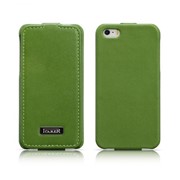 Чехол iCarer для iPhone 5/5S Luxury Green (flip) фотография