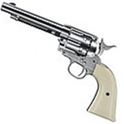 Револьвер пневматический Umarex Colt SAA .45-5,5 nickel finish пулевой 4,5 мм
