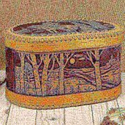 Батонница из бересты “Сказка“ 26х17х15 см арт.1186947 фото