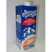 Молоко для капучино “Молочная речка“ УП 3,5% ТБА 973мл*12 фото