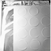 Сахарная бумага с предвырубленными кружками - d=5 см, (375 кружков)