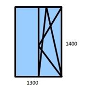 Окно металлопластиковое NEWTON (модификация №1)