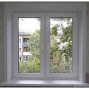 Окно пластиковое 1280х1380 (профиль Ортекс) для кирпичного дома (Со скидкой 40%) фото