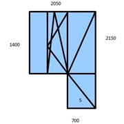 Окно металлопластиковое GRAND (модификация №3)