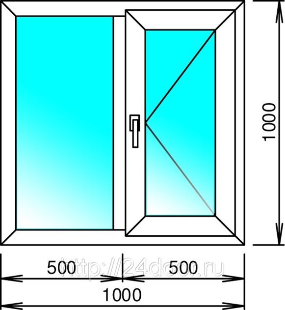 Купить Дешево Пластиковое Окно 1200 1000