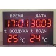 Часы-термометр электронные Р-210х12d фото