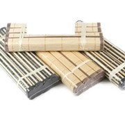 Набор бамбуковых подставок для сервировки фото