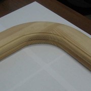 Перила деревянные гнутые