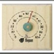 Термометр квадратный 12*12*2,5 см для бани и сауны фотография