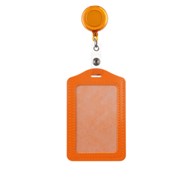 Держатель для карт и визиток офисный 11 см оранжевый