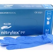 Перчатки диагностические nitrylexPF, нитриловые, нестерильные, неопудренные, размерами XS (5-6) фото