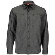 Рубашка Simms Prewett Stretch Woven LS Shirt Carbon фото