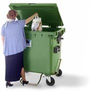 Евроконтейнеры для сбора отходов и мусора MGB 1100 литров с плоской крышкой - Контейнеры для ТБО марки Weber (Германия) фото