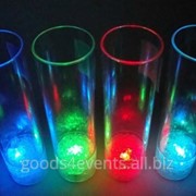 Стакан LED-Glass-02 high round shape glass фото