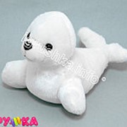 Мягкая игрушка тюлень белый 14-0680 фото