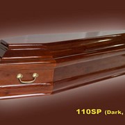 Гроб, модель 110SP Шестигранный, однокрышечный фото