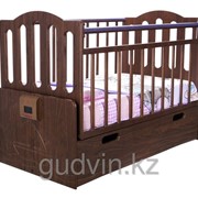 Кроватка Daka Baby Укачайка-03 цвет орех фото