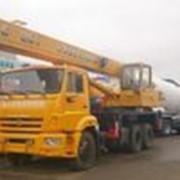 Автокран 25 тонн на базе КАМАЗ 65115 с гуськом фото