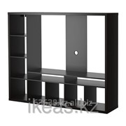 Шкаф для ТВ черно-коричневый ЛАППЛАНД фотография