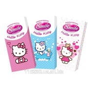 Платочки Бумажные Smile Hello Kitty стандарт, 10шт фотография