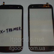 Тачскрин оригинальный / сенсор (сенсорное стекло) для Explay X-Tremer (черный цвет, самоклейка) 3794-1 фотография
