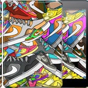 Чехол на iPad 5 Air World of Nike 2703c-26 фотография