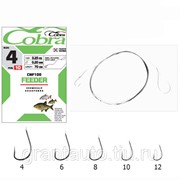 Крючки с поводком Cobra CARP 70cm 0,20mm размер 4 10 штук фото