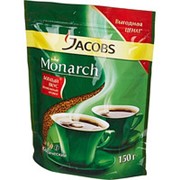 Кофе Jacobs Monarch, растворимый, 150 г, пакет фотография