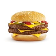 Доставка гамбургеров - С говядиной (двойной) фотография