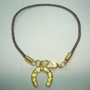 Коричневая нить Каббала Подкова 176562449 фото