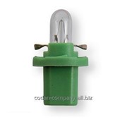 368075 Лампы с пластиковым цоколем ТМ Berner 12 V, B8,5d (зеленый цоколь) фото