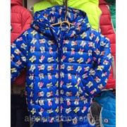 Детская куртка ветровка на девочку Микки 92-116 электрик, код товара 254577774 фото