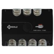 Kreolz HUB-007 Разветвитель USB 2.0 7xUSB, адаптер питания в комплекте USB, блистер