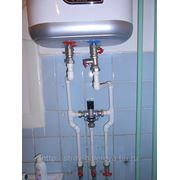 Установка водонагревателей и термостатических смесителей фото