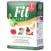 Заменитель сахара "ФитПарад" №7 на основе эритрита, сукралозы, стевиозида- картон