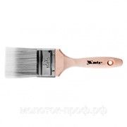 Кисть плоская Platinum 2.5“, искусственная щетина, деревянная ручка MTX фото